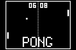 Pong جزء اولین بازی‌های ویدیویی تاریخ است که به شهرت و محبوبیت جهانی رسید.